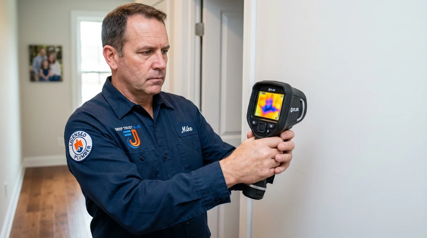 Thermal imaging leak detection by Johns Plumbing LLC in Conover
